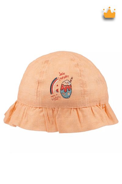 Kitti 4-8 Years 52cm Girl's Summer Hat Orange Y 2326003