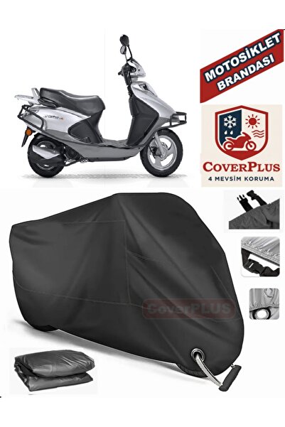 MotoEN Black Lock Compatible Rks Spontini 125 Motor Tarpaulin Motorcycle Tarp...