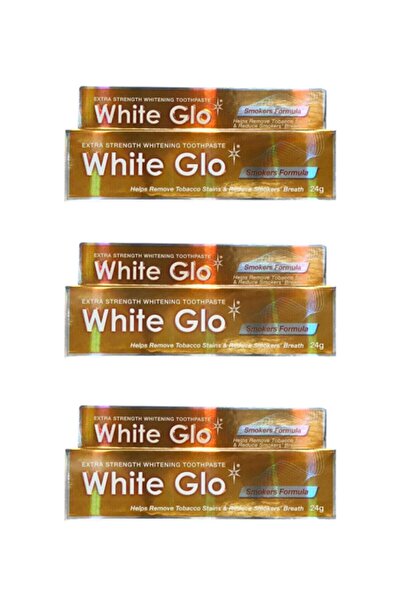 White Glo Sigara Içenlere Beyazlatıcı Diş Macunu 24 G Avantajlı Paket X 3 Adet