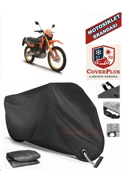 MotoEN Black Lock Compatible Rks Rk200-R Motor Tarpaulin Motorcycle Tarpaulin...