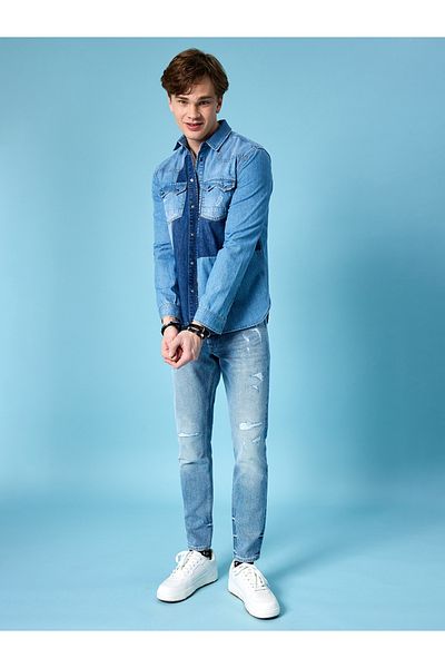 Loft Cămașă Slim Fit pentru bărbați U.sleeve