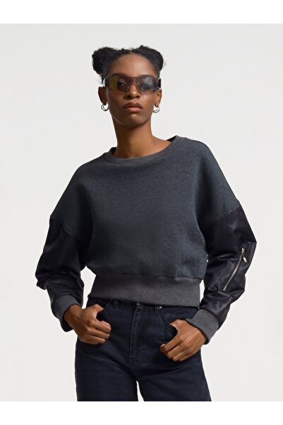 Loft Long Crop Women's Sweatshirt