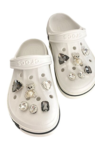 Josellini Jibbitz Crocs Süsü, 12'li Terlik Aksesuarı, Crocs Terlik Taşı