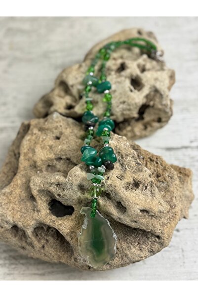 SEDEF TAKI Doğal taş kolye