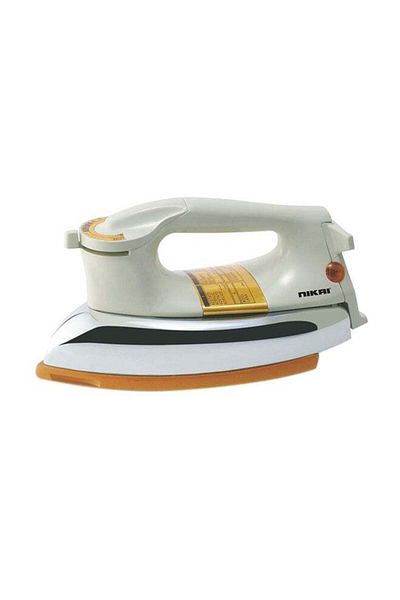 Nikai Heavy Iron With Golden Teflon Coated Soleplate Overheating Protection 1200 W NDI724X White