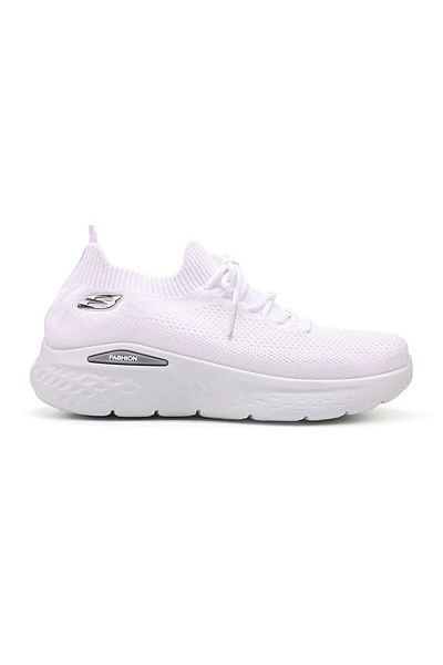 Tmall Pantofi sport pentru femei, material textil, D1403, alb