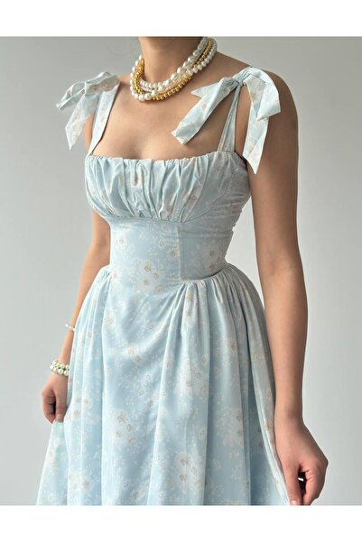 conconmoda Kalın Askılı Çiçekli Daniel Elbise