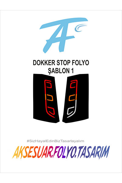 aksesuar folyo tasarım داسيا دوكر ستوب فويل