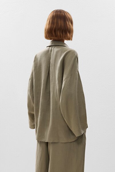 Oysho Oversize shirt in 100% linen