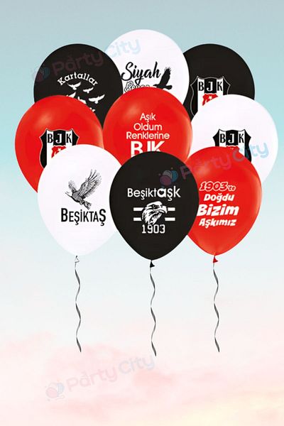 Party City Σετ μίνι μπαλόνι με θέμα 3 ετών Fan Black-white - Μπαλόνι με αλουμινόχαρτο - Σετ γιορτής για πάρτι