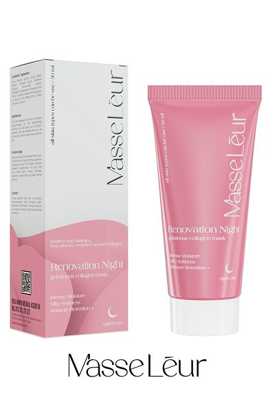 Masse Leur Peelable Collagen Night Mask Renovation Night Gelatinous Collagen Mask 50 ml