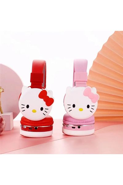 Generic Wireless Kids Bluetooth Headset (RED)– Cute, Foldable Headset For Boys & Girls With Safe Sound Limit