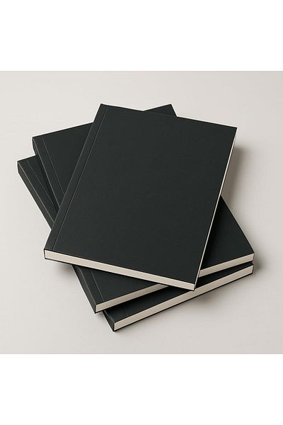 STOREMAX Muartshop Promotional American Hardcover, A5 Line Notebook, 64 Sheets, 90 Gr. Ivory Paper, Office Interior
