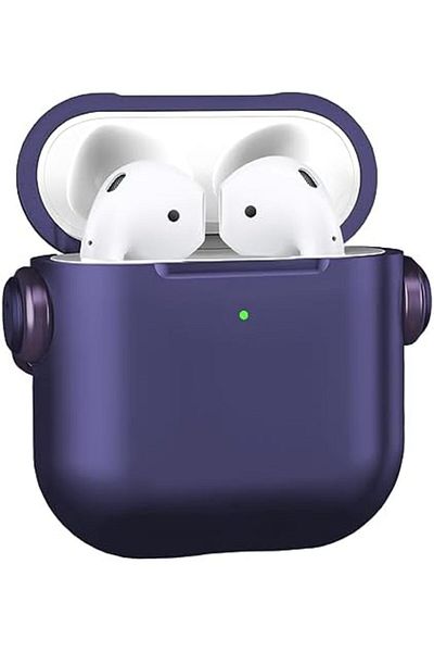 STOREMAX Buystoremx Labs AirPods 1 2 Djpods Hard Material Locked Cover with Strap AirPods 1 2 Compatible K