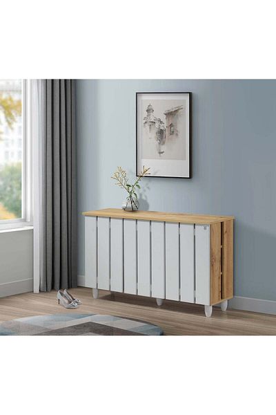 woodage Shoe Organizer Cabinet with 3 Shelves and 3 Doors