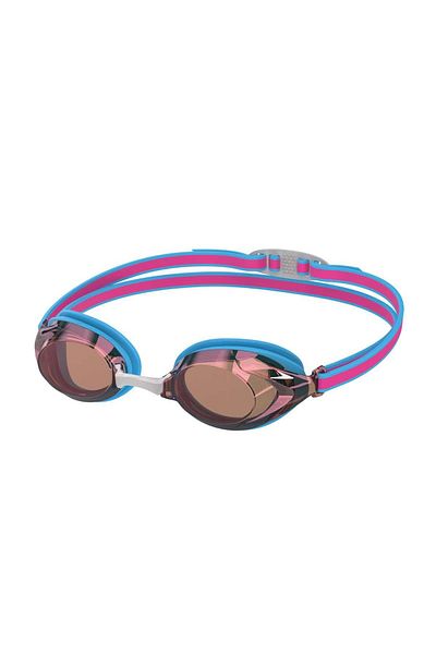 SPEEDO Vanquisher Children's Racing Goggles with Mirror (Blue)