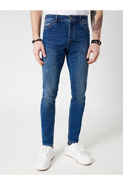 Loft Dent Wash Pantaloni Jean pentru bărbați Lf 2032779
