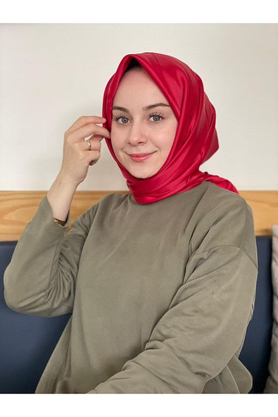 Siyane وشاح كريستال سينان أحمر
