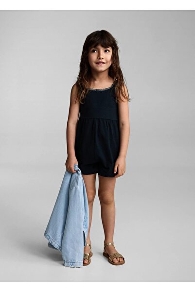 MANGO Baby Straight cut shorts jumpsuit