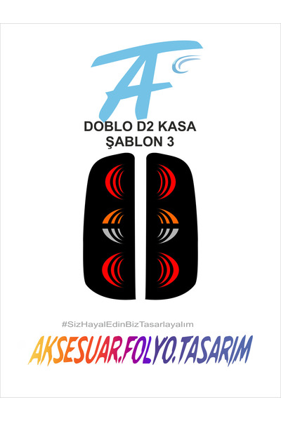 aksesuar folyo tasarım فيات دوبلو D2 توقف احباط