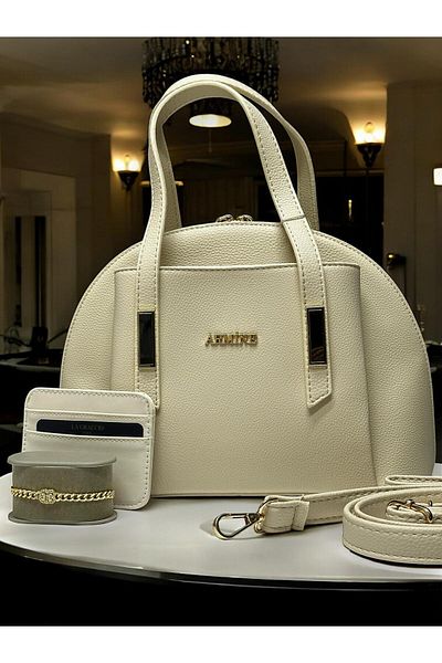 Armine Hand and Arm Bag Shoulder Bag with Card Holder and Bracelet Gift
