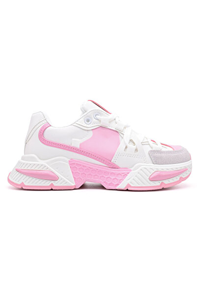 Tmall Pantofi sport pentru femei, material textil, D1393, roz