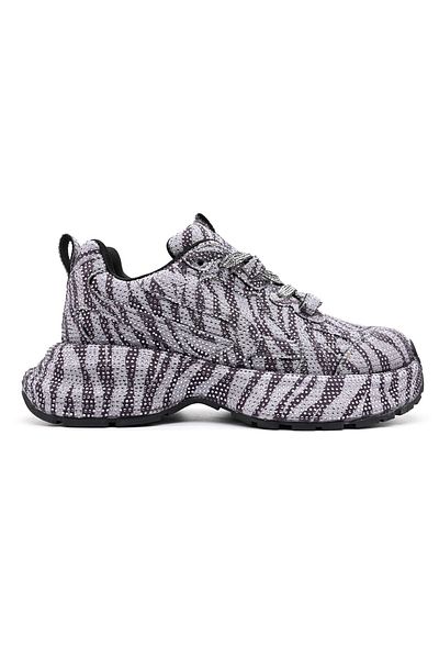 Tmall Women's Sports Shoes, Made Of Eco-suede Leather, D1390, Zebra