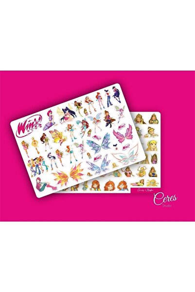 Ceres Studio Winx Club Sticker Etiket Çıkartma - 2 Sayfa 92 Etiket