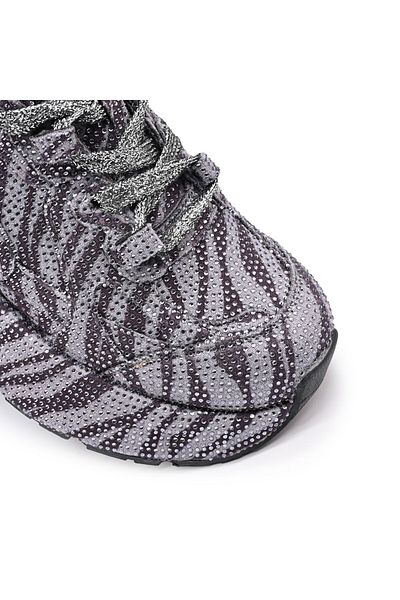 Tmall Women's Sports Shoes, Made Of Eco-suede Leather, D1390, Zebra