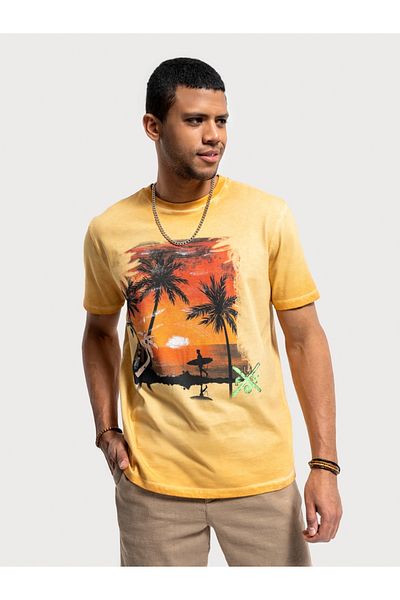 Loft Ανδρικό T-Shirt - Κανονική εφαρμογή, μανίκια