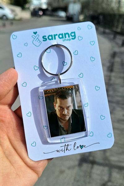 SARANG سلسلة مفاتيح بإطار شفاف - أنت جميعًا فريدة من نوعها