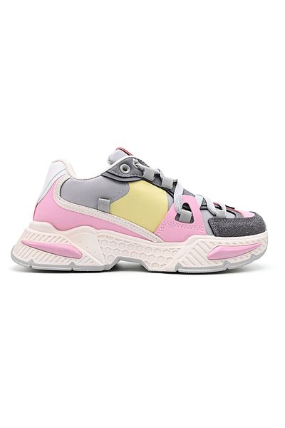 Tmall Women's Sports Shoes, Textile Material, D1393, Gray