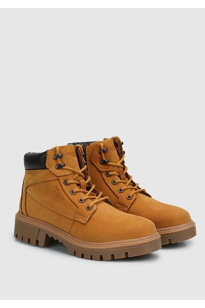 Dockers Cizme de bărbați din piele galbenă