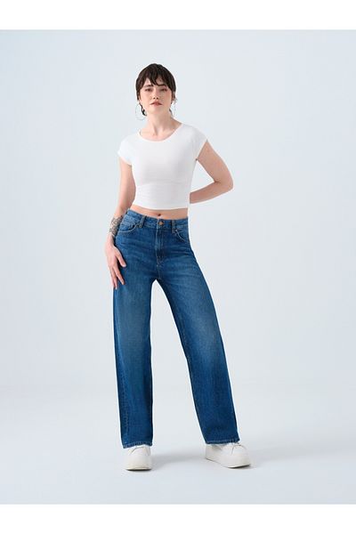 Loft Wide Leg Regular Fit Women's Trousers