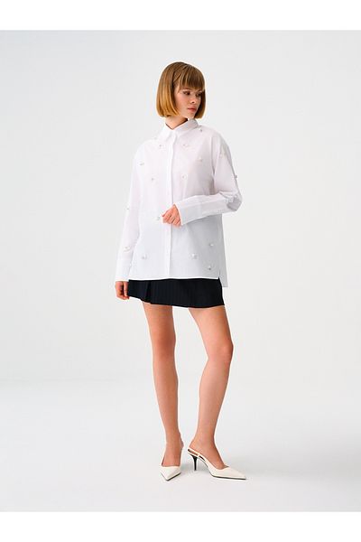 Loft Women's White Shirt - Lf 2037116
