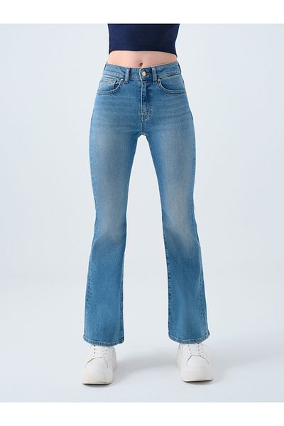 Loft Flare Slim Fit Women's Trousers