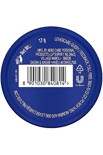 Vaseline Original Vaseline Lip Tin Enriched with Vitamin E for Healthy Lips, 17g
