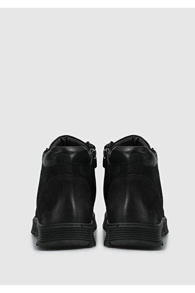 Eclipse Siyah Deri Erkek Bot
