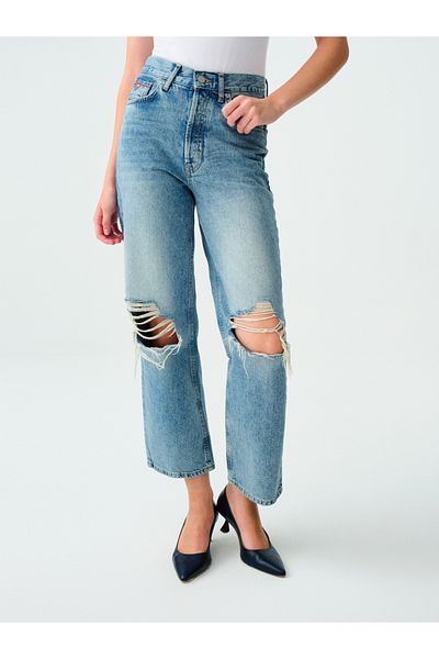 Loft Straight Regular Fit Women's Trousers