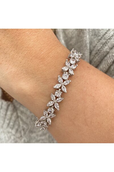 simurg jewellery Gümüş Taşlı  Bileklik