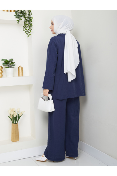 SG SARİALGİYİM New Season Modal Fabric Side Tie Quality Summer Comfortable Bottom Top Double Set