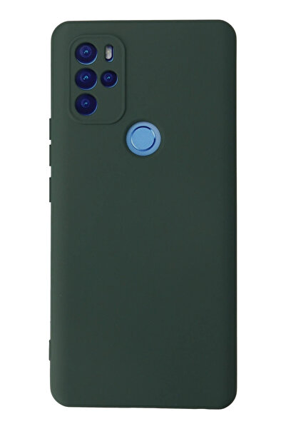 NewFace حافظة جنرال موبايل GM 21 Pro من الداخل سيليكون مخملي نانو - أخضر داكن...