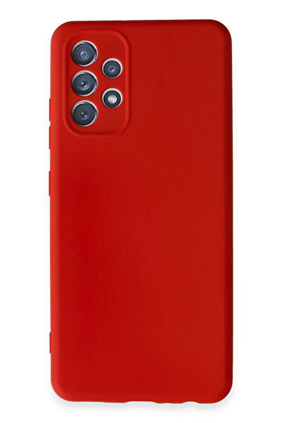 NewFace جراب سامسونج جالاكسي A32 أول سيليكون - أحمر Hnzrn