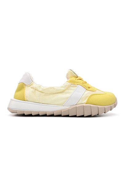Tmall Pantofi sport pentru femei, material textil, D1378, galben