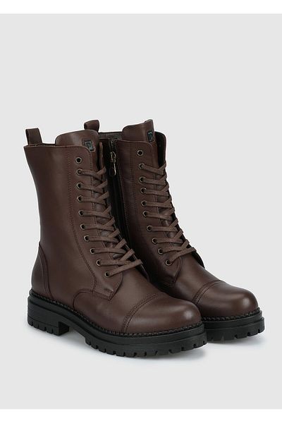Provoq Women's Boots - Brown Leather