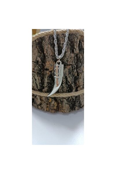 galaxy boutique Fildişi Metal Rodyum Kolye