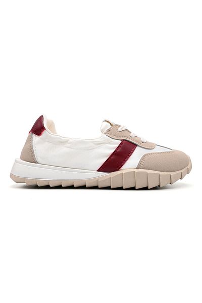 Tmall Women's Sports Shoes, Textile Material, D1378, Red