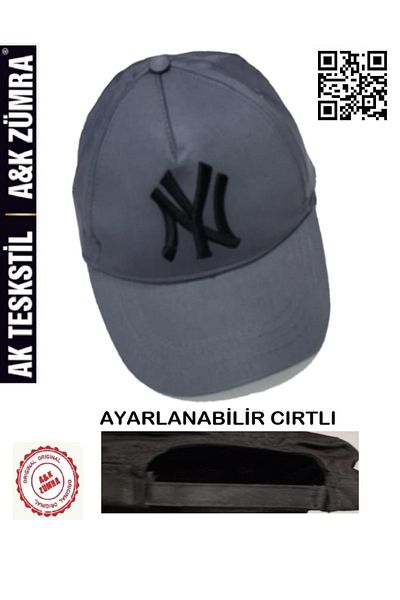 A&K ZÜMRA Unisex 100% βαμβακερό ρυθμιζόμενο καπέλο με κέντημα Velcro