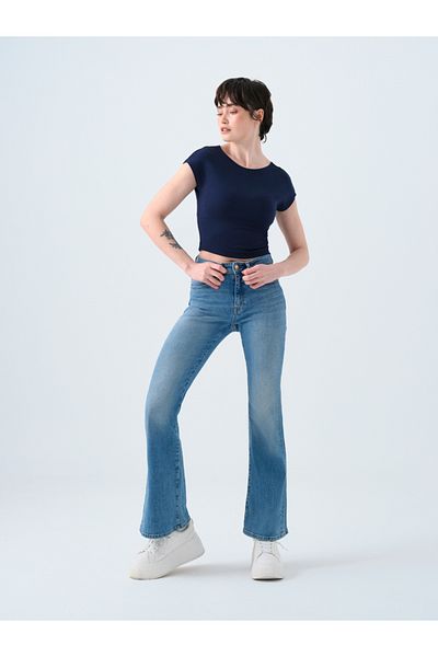 Loft Flare Slim Fit Women's Trousers