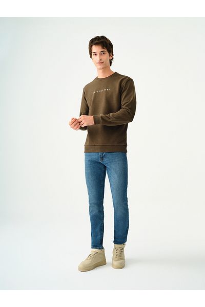 Loft Dark Khaki Men's Sweatshirt - Lf 2037100